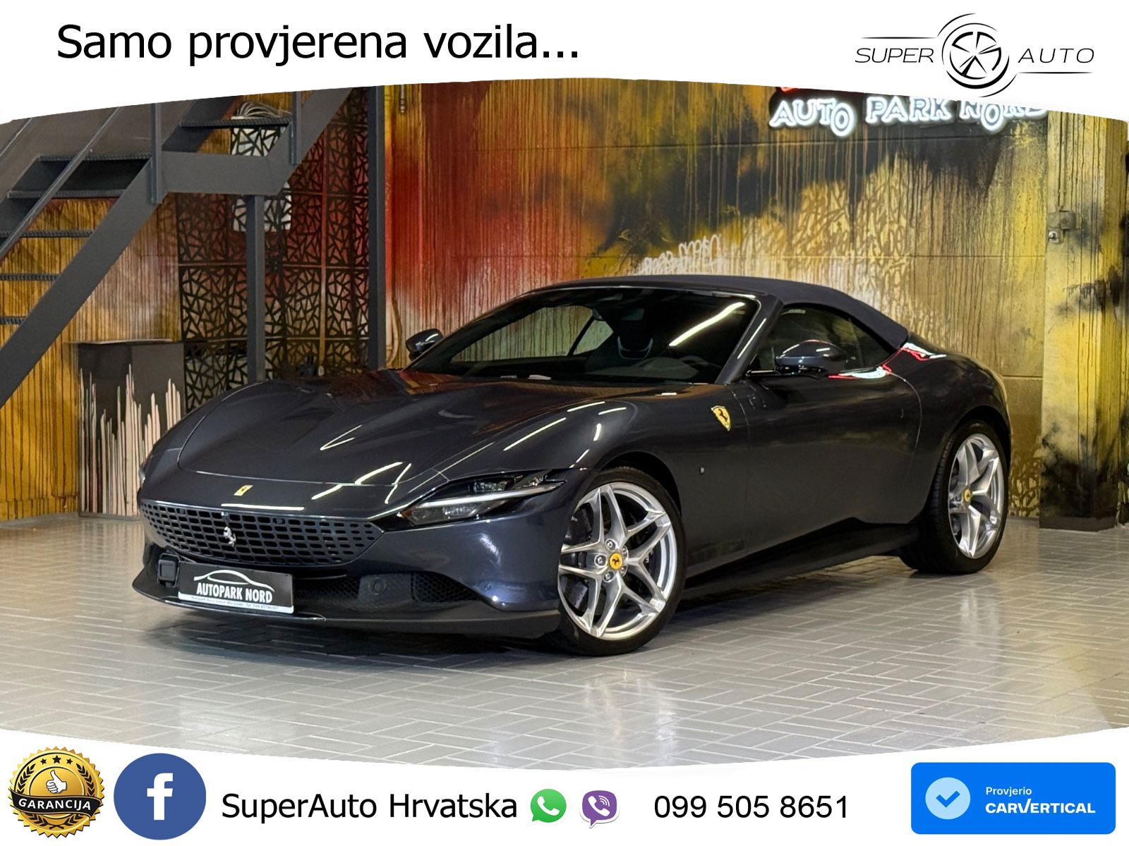 Ferrari Roma Spider 3.9 V8 (620 KS) F1 DCT LED+GR SJED+ACC