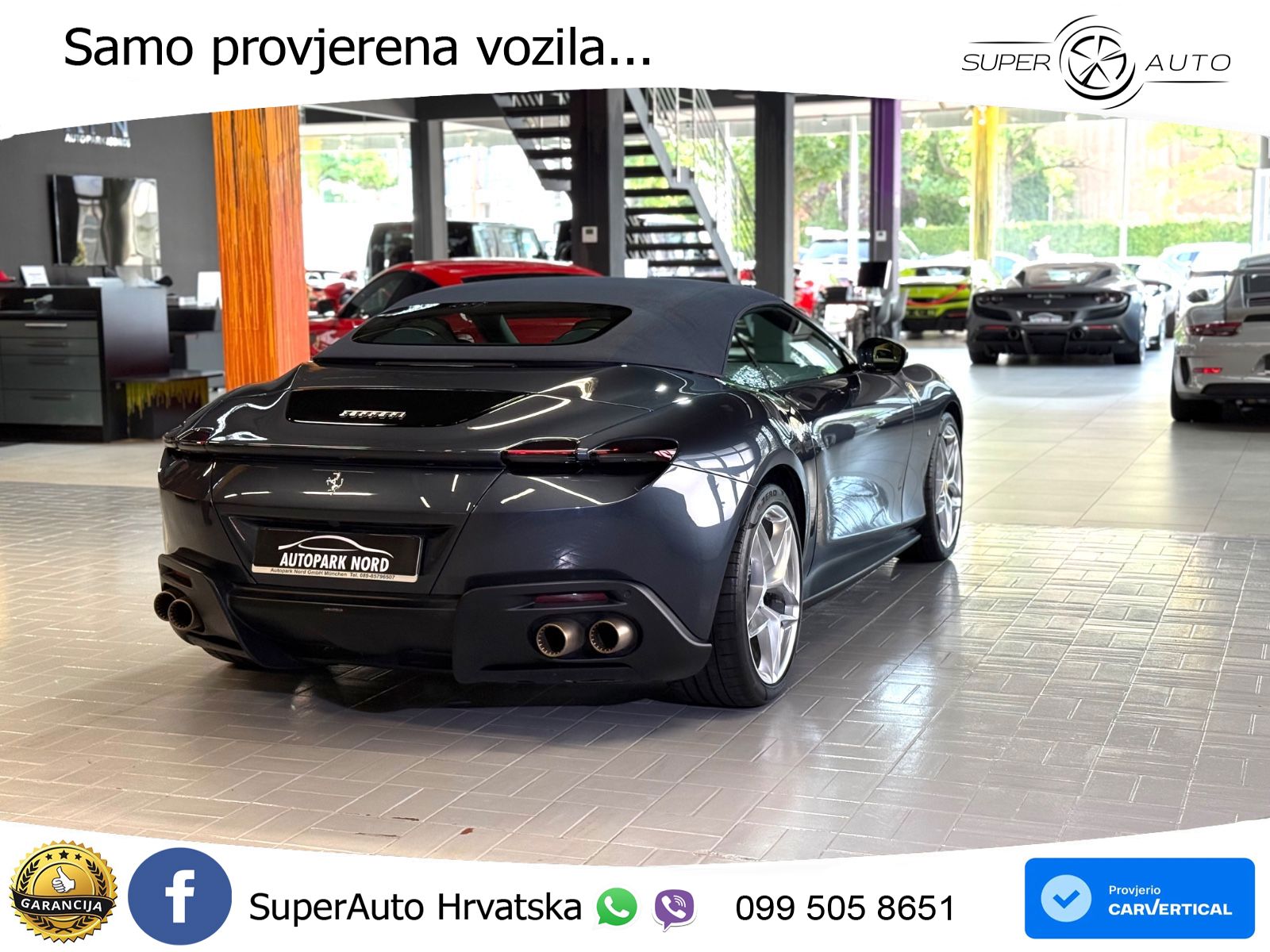 Ferrari Roma Spider 3.9 V8 (620 KS) F1 DCT LED+GR SJED+ACC