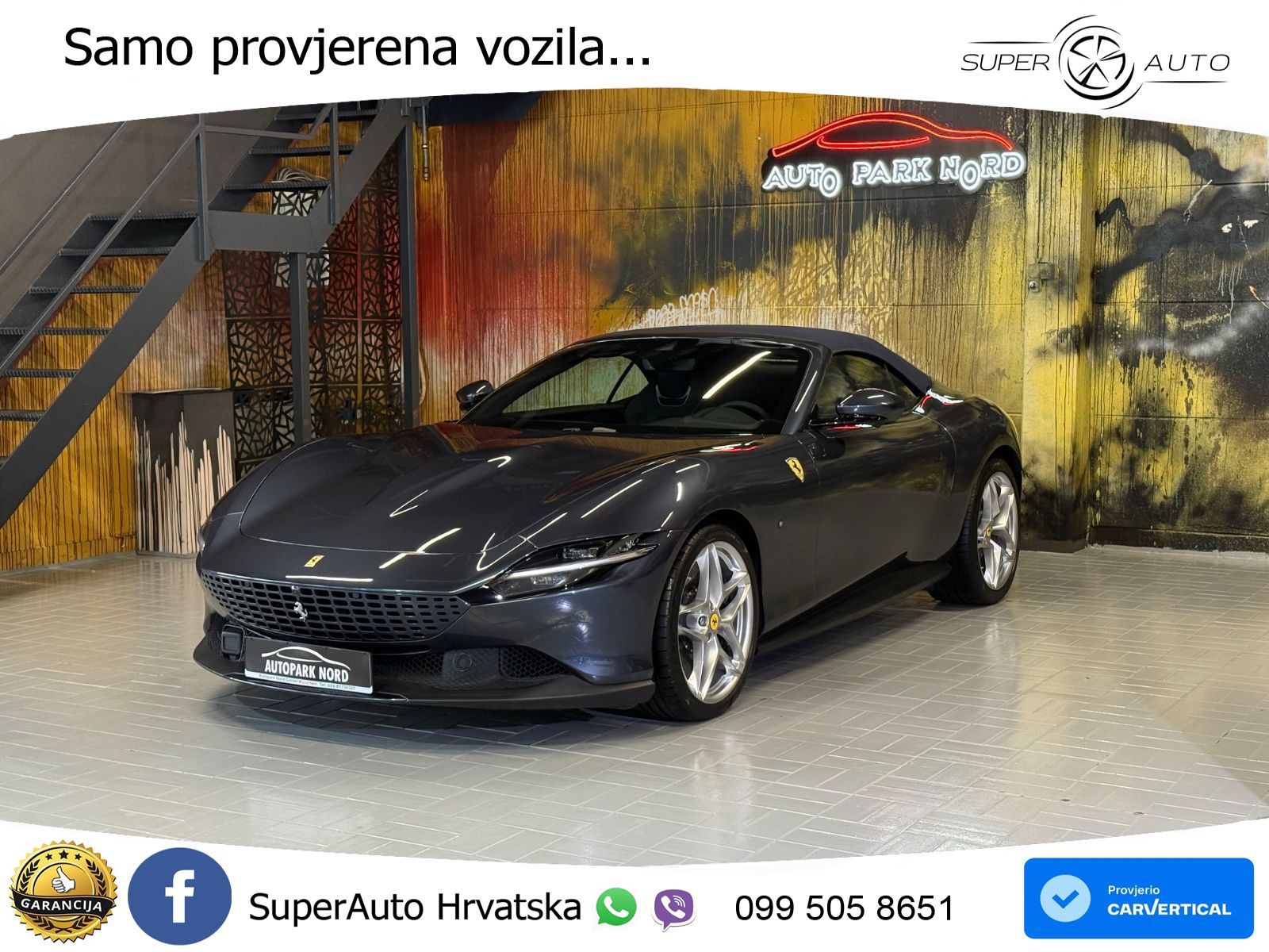 Ferrari Roma Spider 3.9 V8 (620 KS) F1 DCT LED+GR SJED+ACC