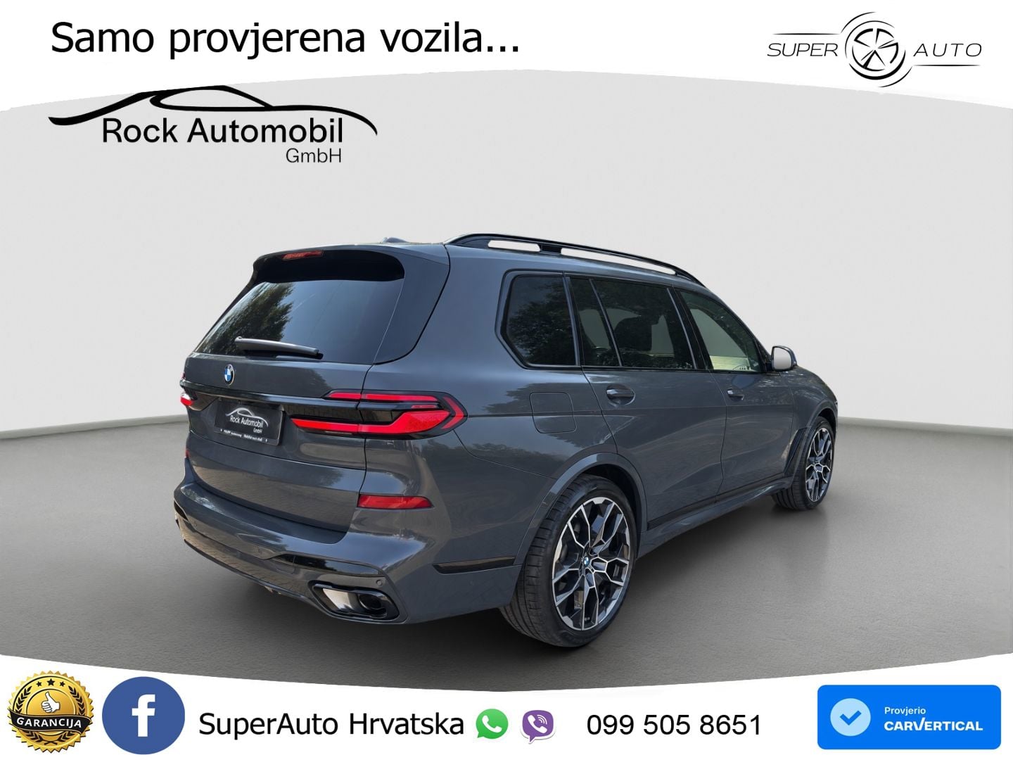BMW X7 40d (352 KS) xDrive Steptronic M Sport ZRAČNI+ACC+GR SJED+KAM+PANO