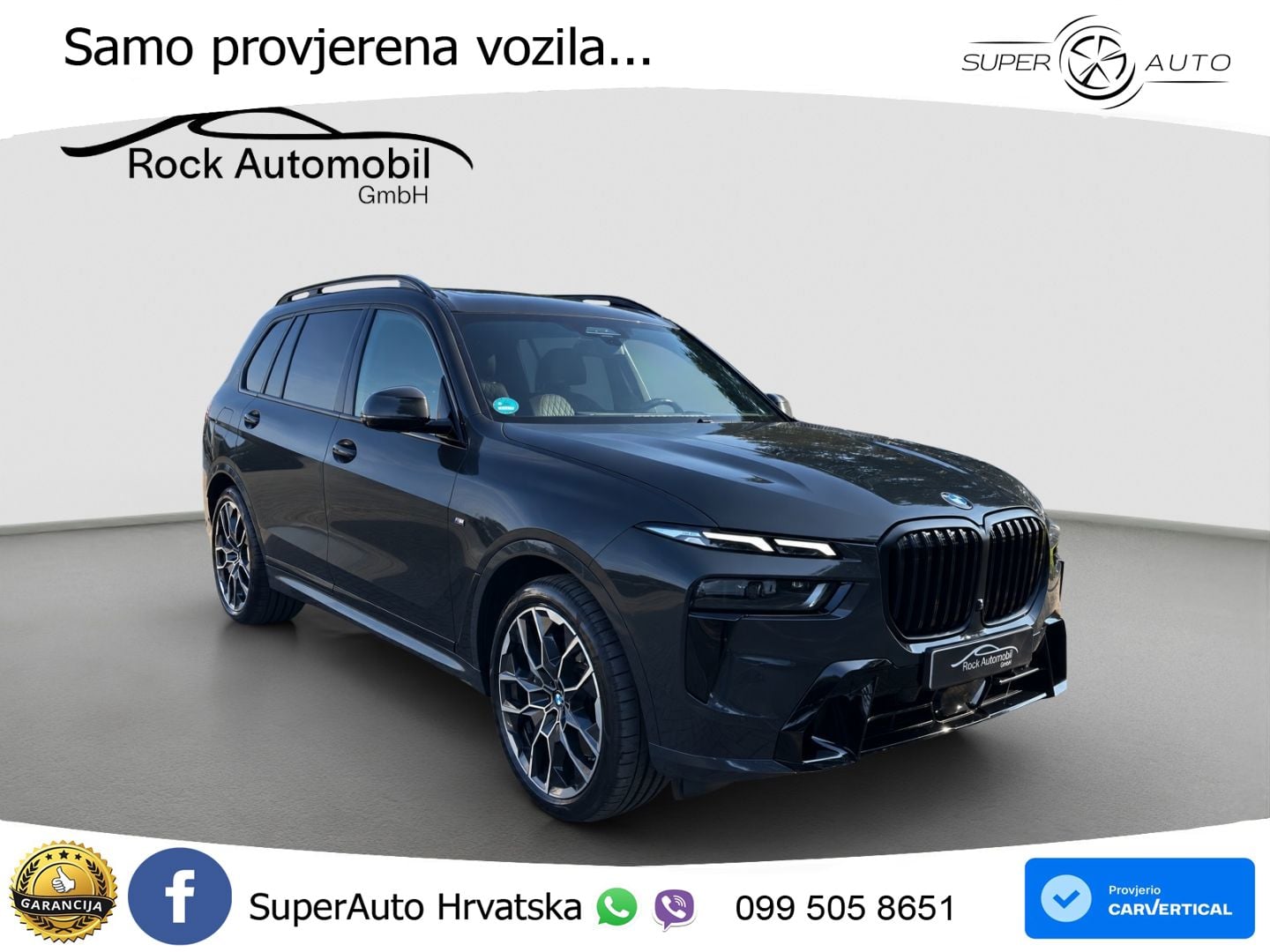 BMW X7 40d (352 KS) xDrive Steptronic M Sport ZRAČNI+ACC+GR SJED+KAM+PANO