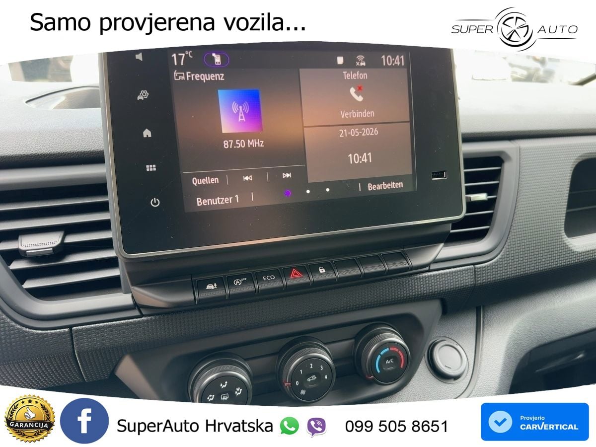Renault Trafic Doppelk. Komfort L1H1 3,0t Blue dCi150 AT 150 KS