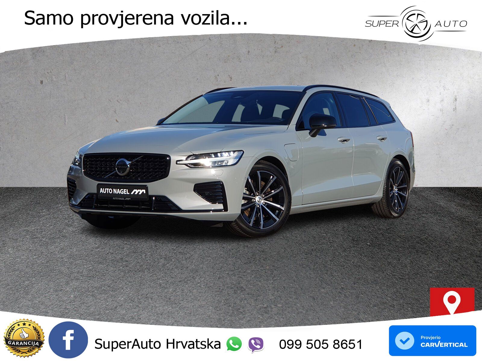 Volvo V60 2.0 T8 AWD Geartronic LED+GR SJED+ACC