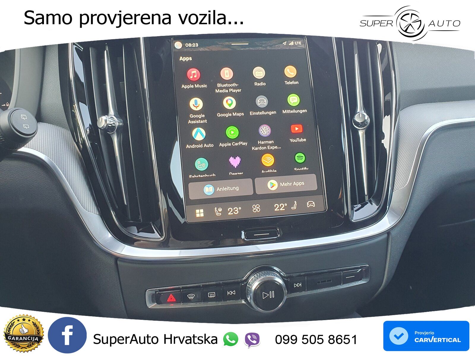 Volvo V60 2.0 T8 AWD Geartronic LED+GR SJED+ACC