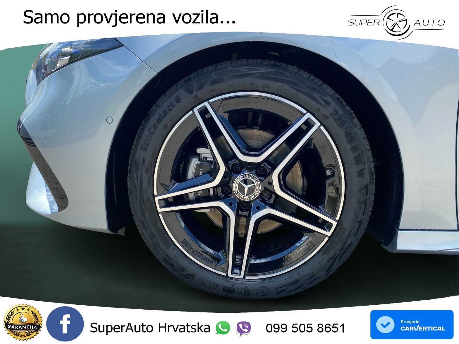 Mercedes-Benz A 200d 8G-DCT AMG LED+GR SJED+ACC