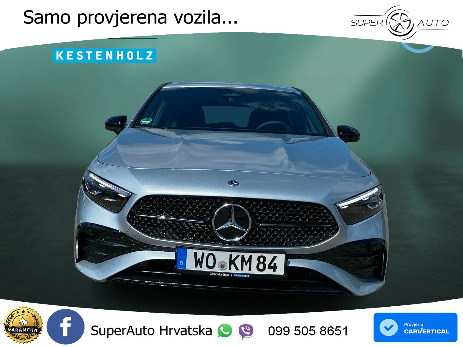 Mercedes-Benz A 200d 8G-DCT AMG LED+GR SJED+ACC