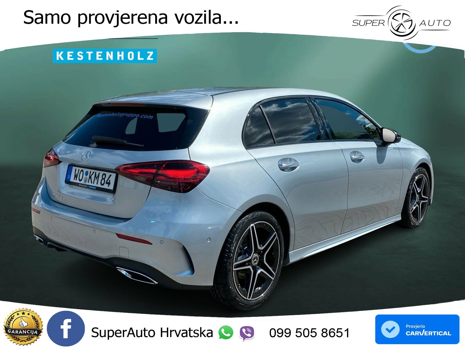 Mercedes-Benz A 200d 8G-DCT AMG LED+GR SJED+ACC