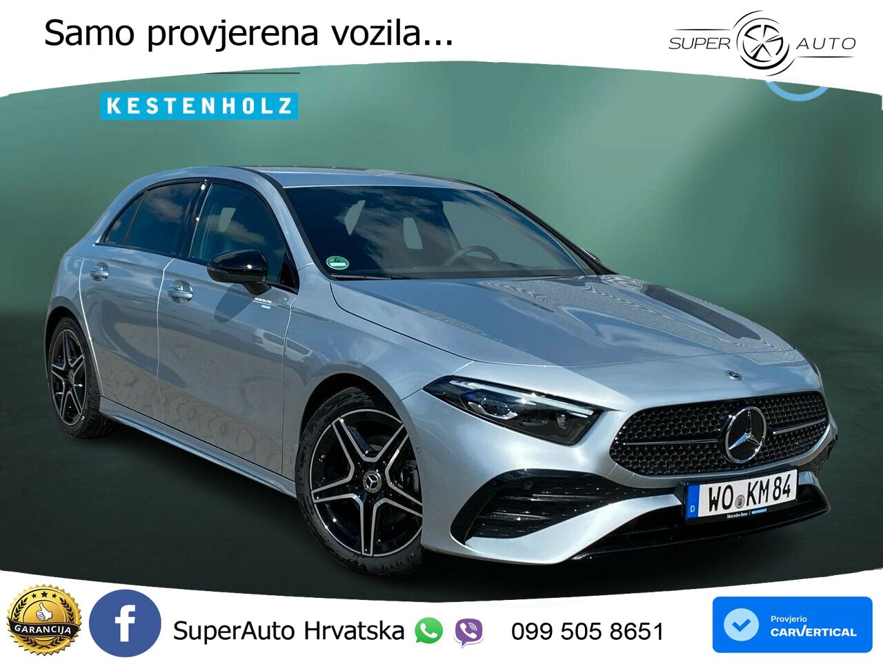 Mercedes-Benz A 200d 8G-DCT AMG LED+GR SJED+ACC