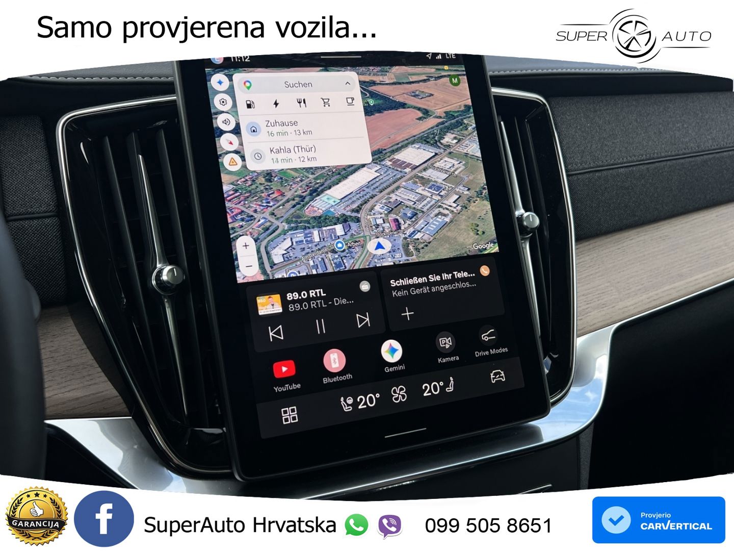 Volvo XC90 2.0 T8 AWD Automatic MATRIX+GR SJED+KAM