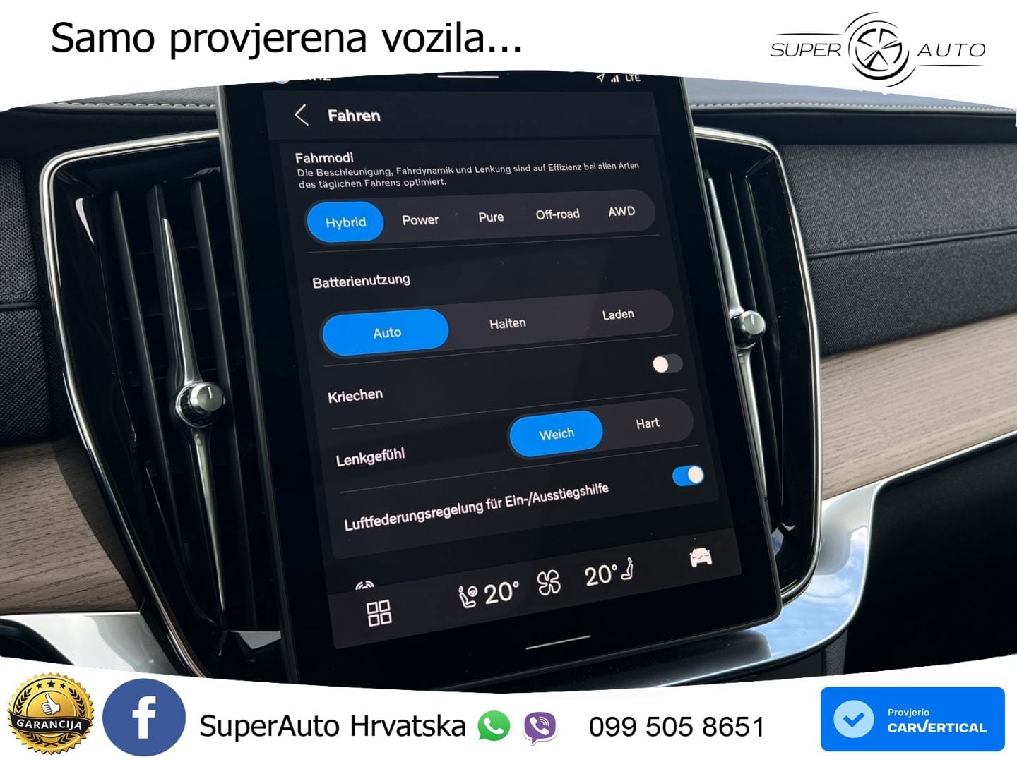 Volvo XC90 2.0 T8 AWD Automatic MATRIX+GR SJED+KAM