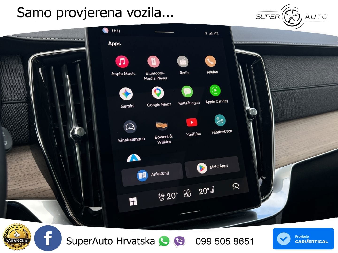 Volvo XC90 2.0 T8 AWD Automatic MATRIX+GR SJED+KAM