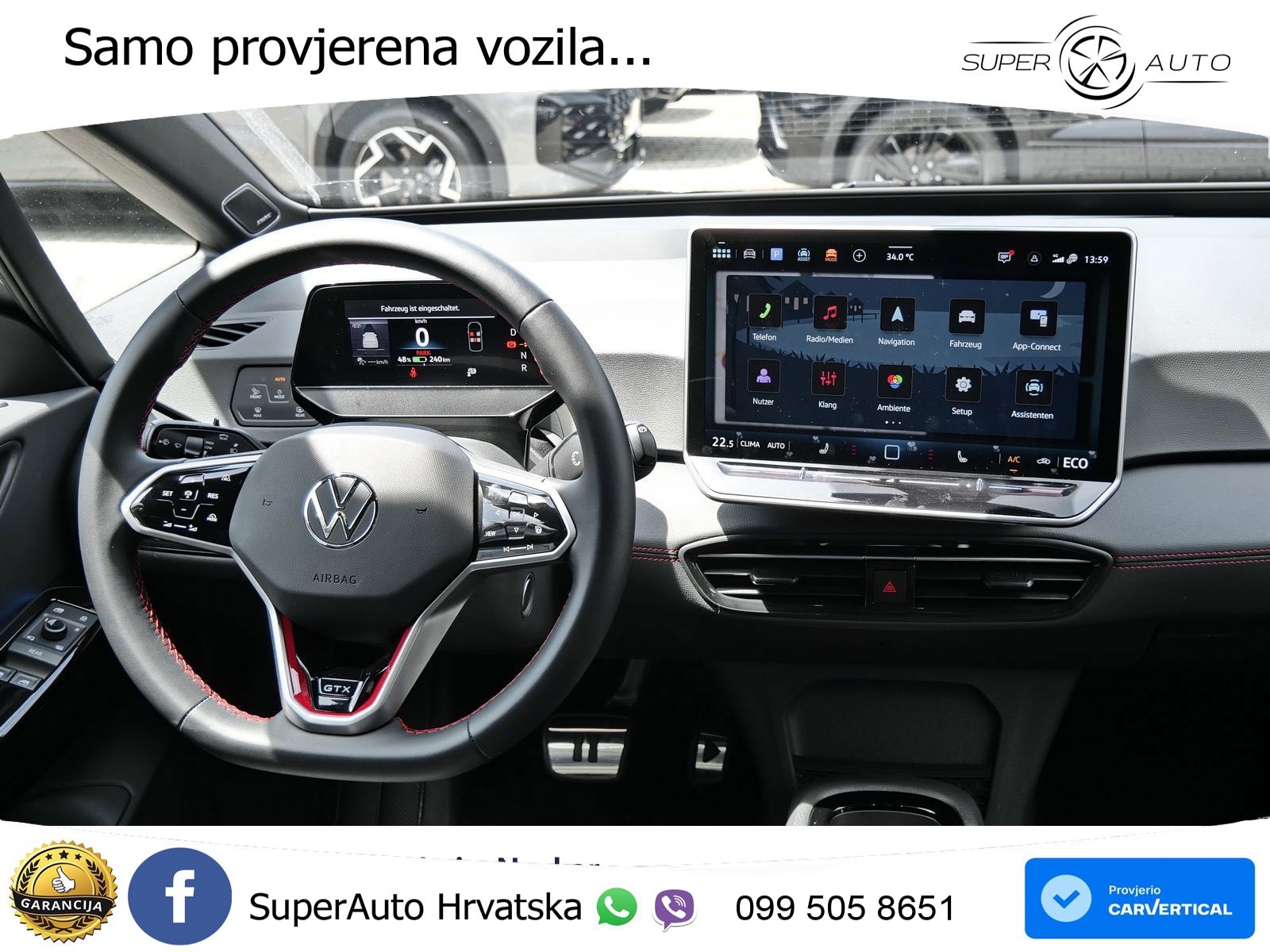 Volkswagen ID.3 GTX 84 kWh (286 KS) LED+GR SJED+ACC