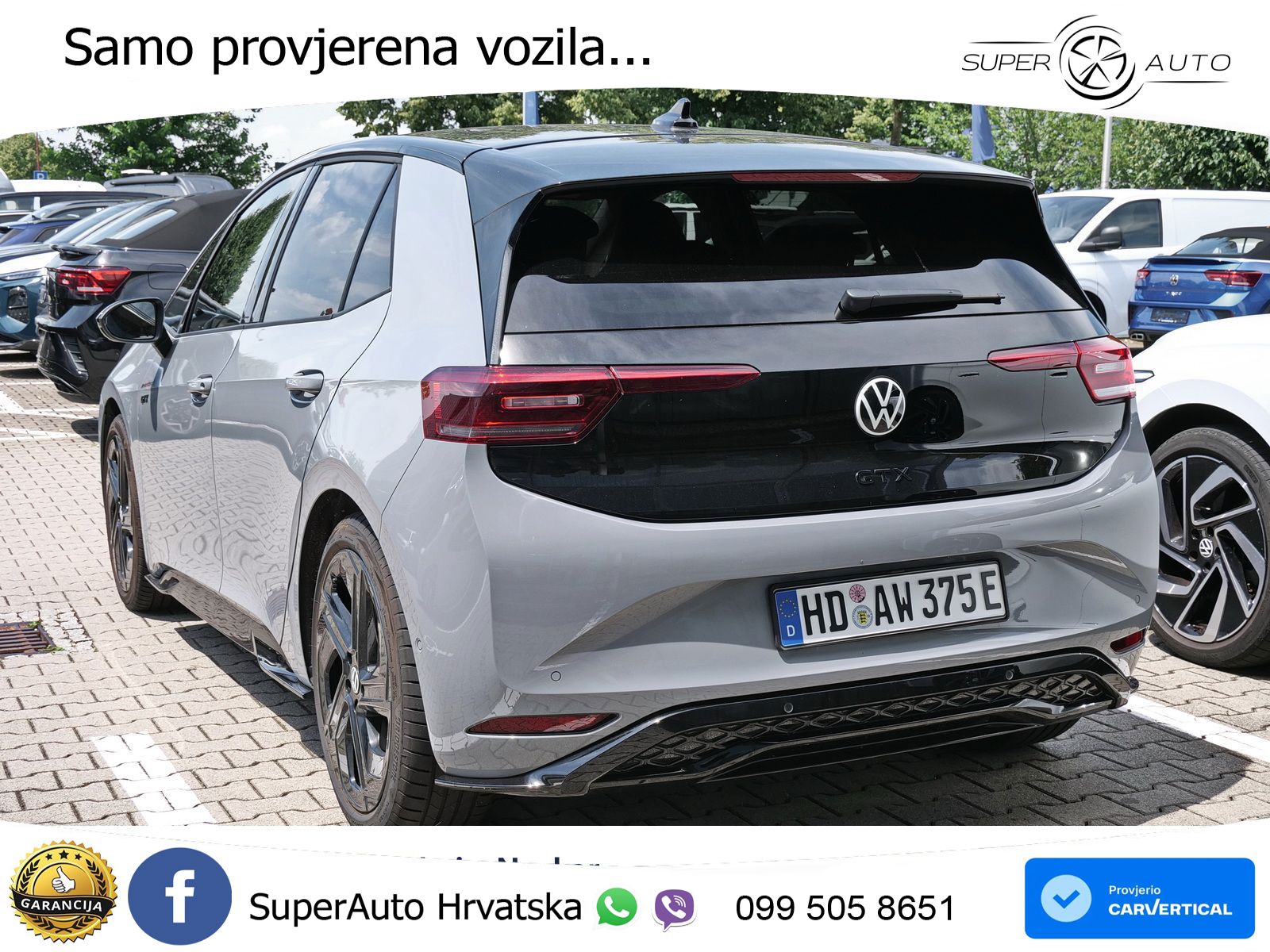 Volkswagen ID.3 GTX 84 kWh (286 KS) LED+GR SJED+ACC