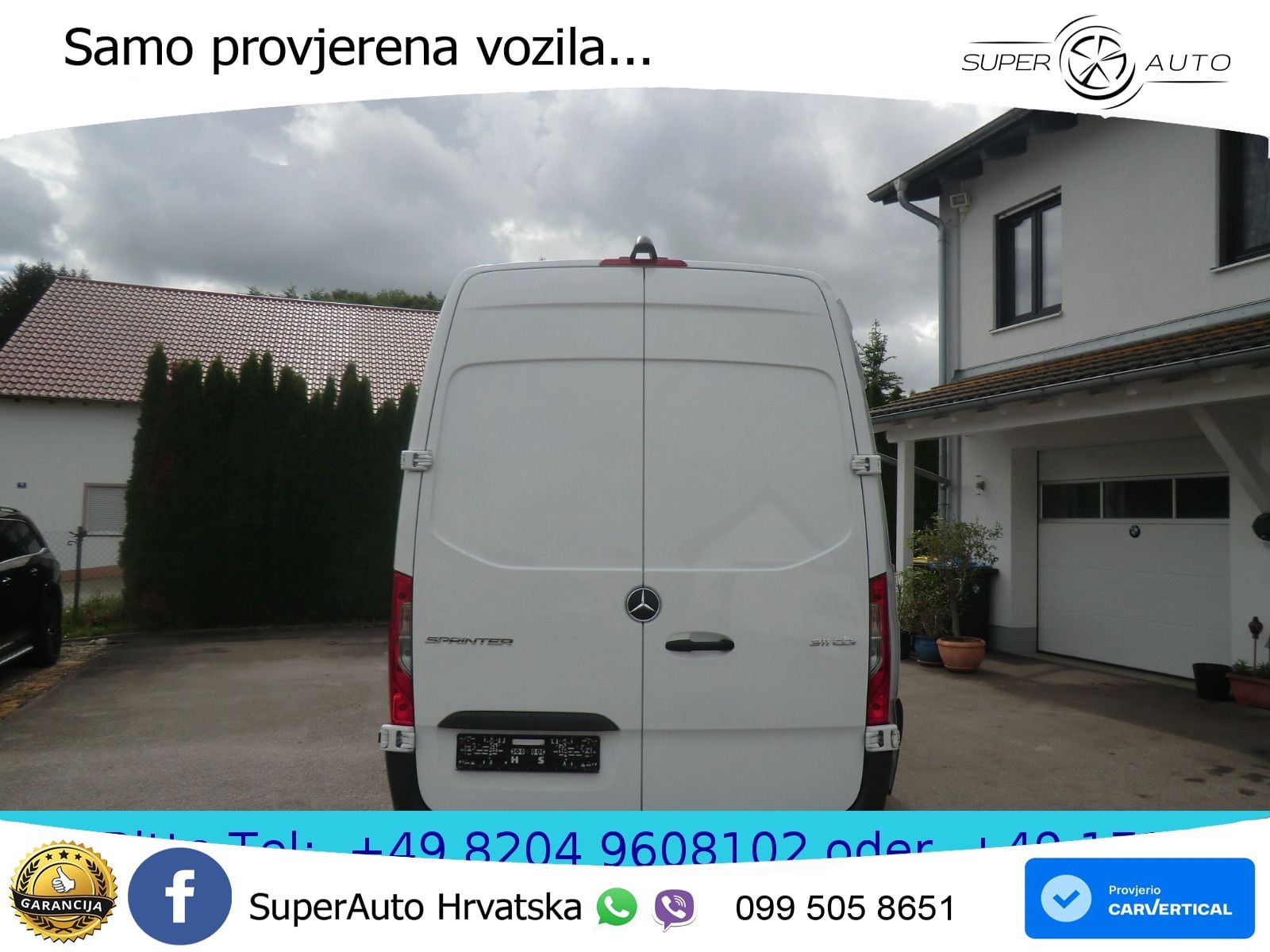 Mercedes-Benz Sprinter III Kasten L2 H2 Kamera  66502 km 114 KS