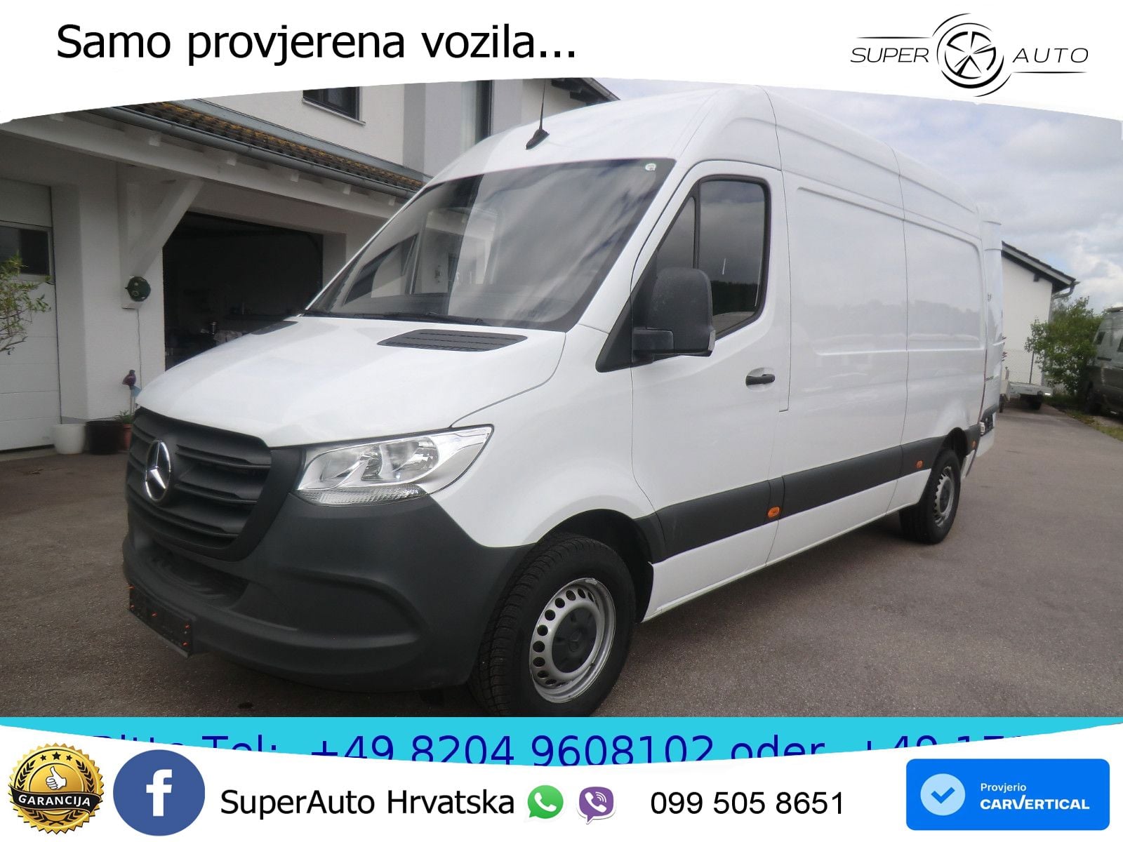Mercedes-Benz Sprinter III Kasten L2 H2 Kamera  66502 km 114 KS