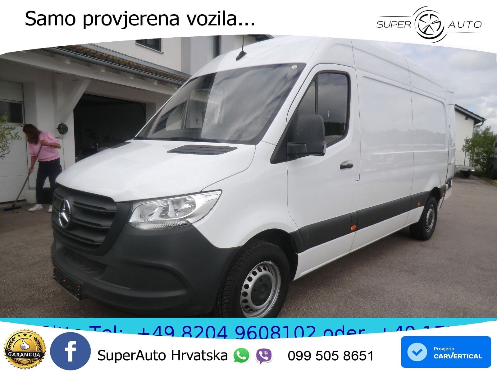 Mercedes-Benz Sprinter III Kasten L2 H2 Kamera  66502 km 114 KS