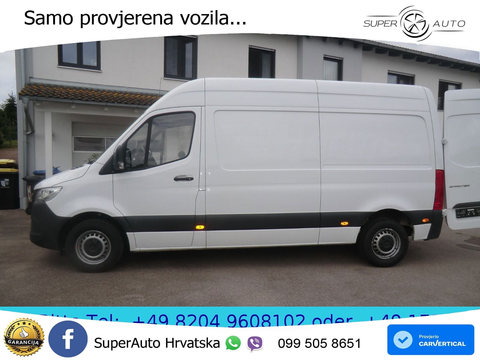 Mercedes-Benz Sprinter III Kasten L2 H2 Kamera  66502 km 114 KS