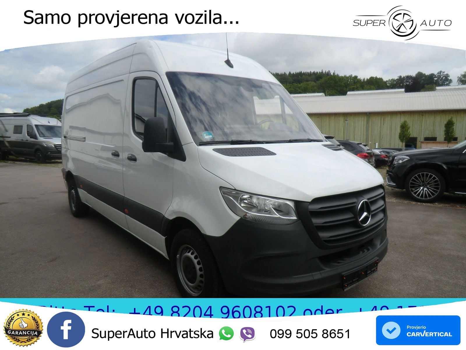 Mercedes-Benz Sprinter III Kasten L2 H2 Kamera  66502 km 114 KS