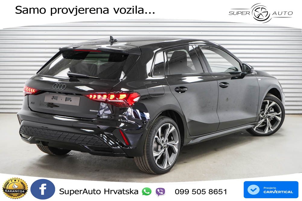 Audi A3 40 TFSI (204 KS) quattro S tronic MATRIX+GR SJED+KAM