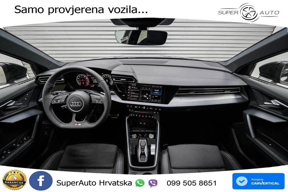 Audi A3 40 TFSI (204 KS) quattro S tronic MATRIX+GR SJED+KAM