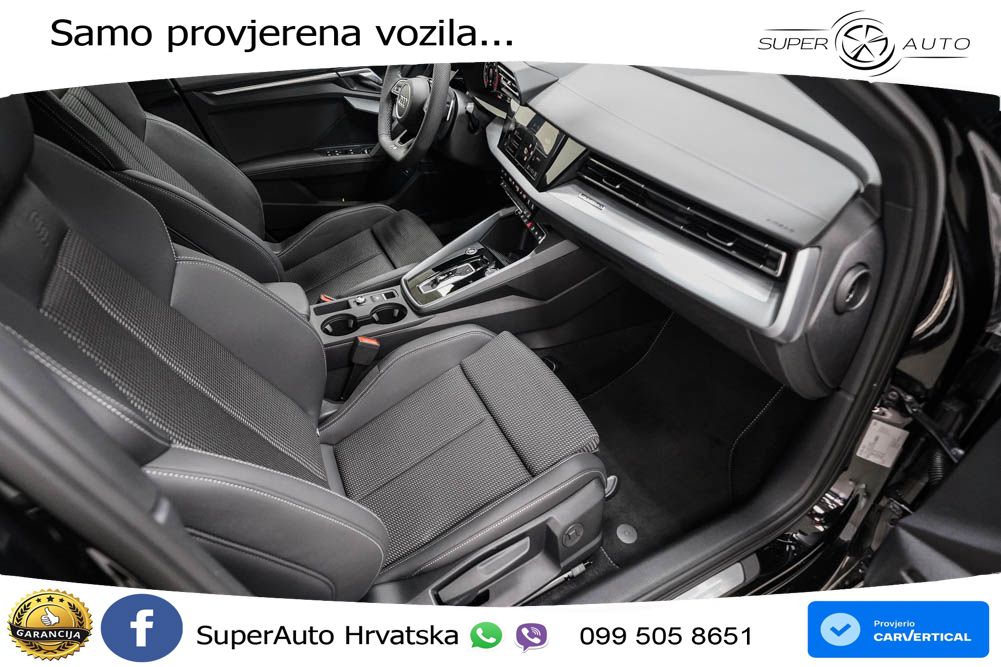 Audi A3 40 TFSI (204 KS) quattro S tronic MATRIX+GR SJED+KAM