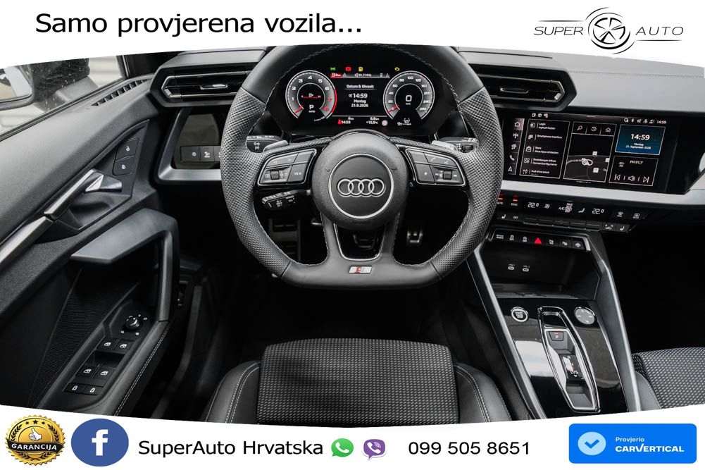 Audi A3 40 TFSI (204 KS) quattro S tronic MATRIX+GR SJED+KAM