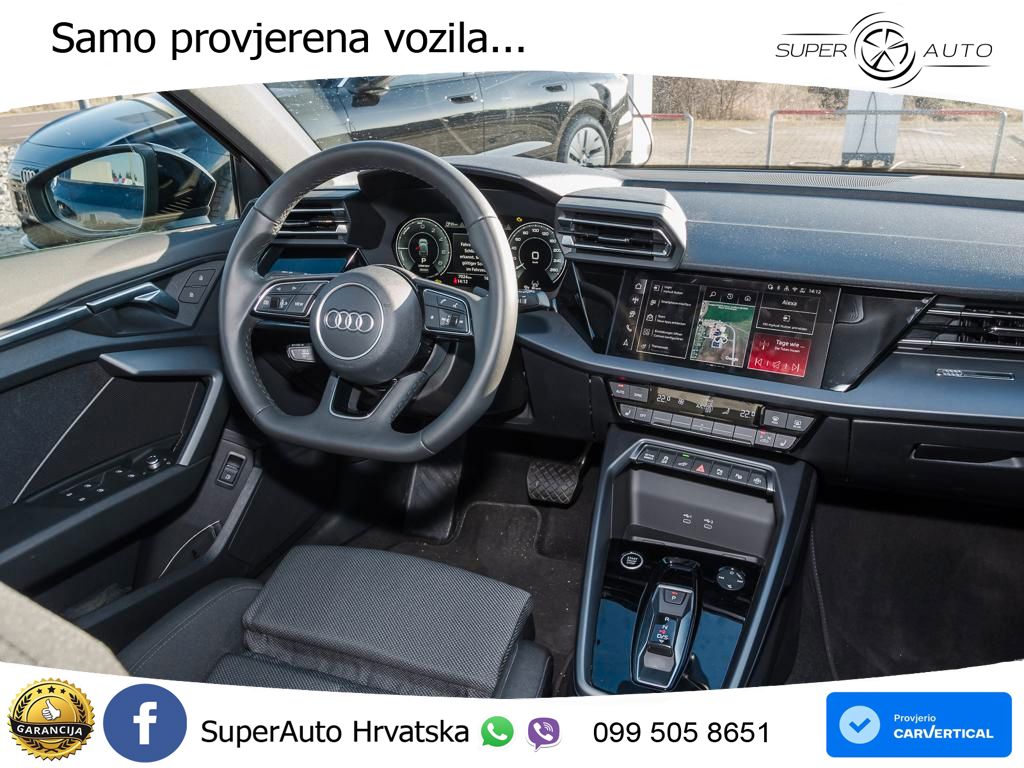 Audi A3 Sportback 40 TFSI e (204 KS) Plug-in Hybrid S tronic advanced LED+GR SJED+ACC
