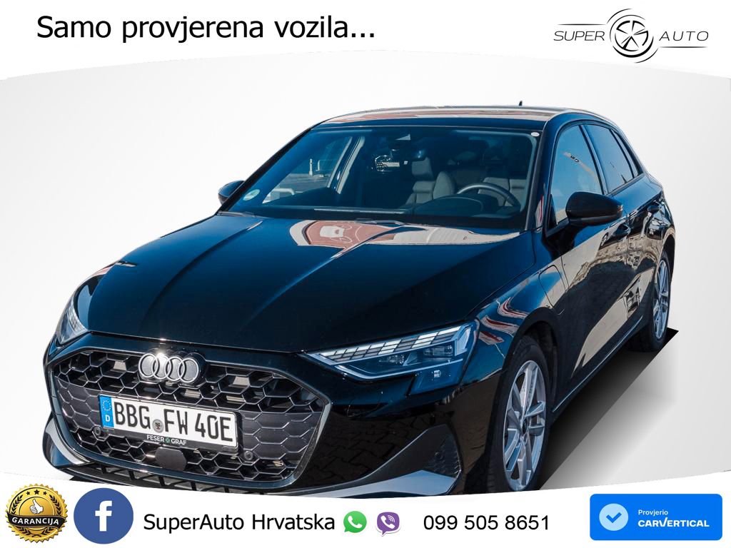 Audi A3 Sportback 40 TFSI e (204 KS) Plug-in Hybrid S tronic advanced LED+GR SJED+ACC