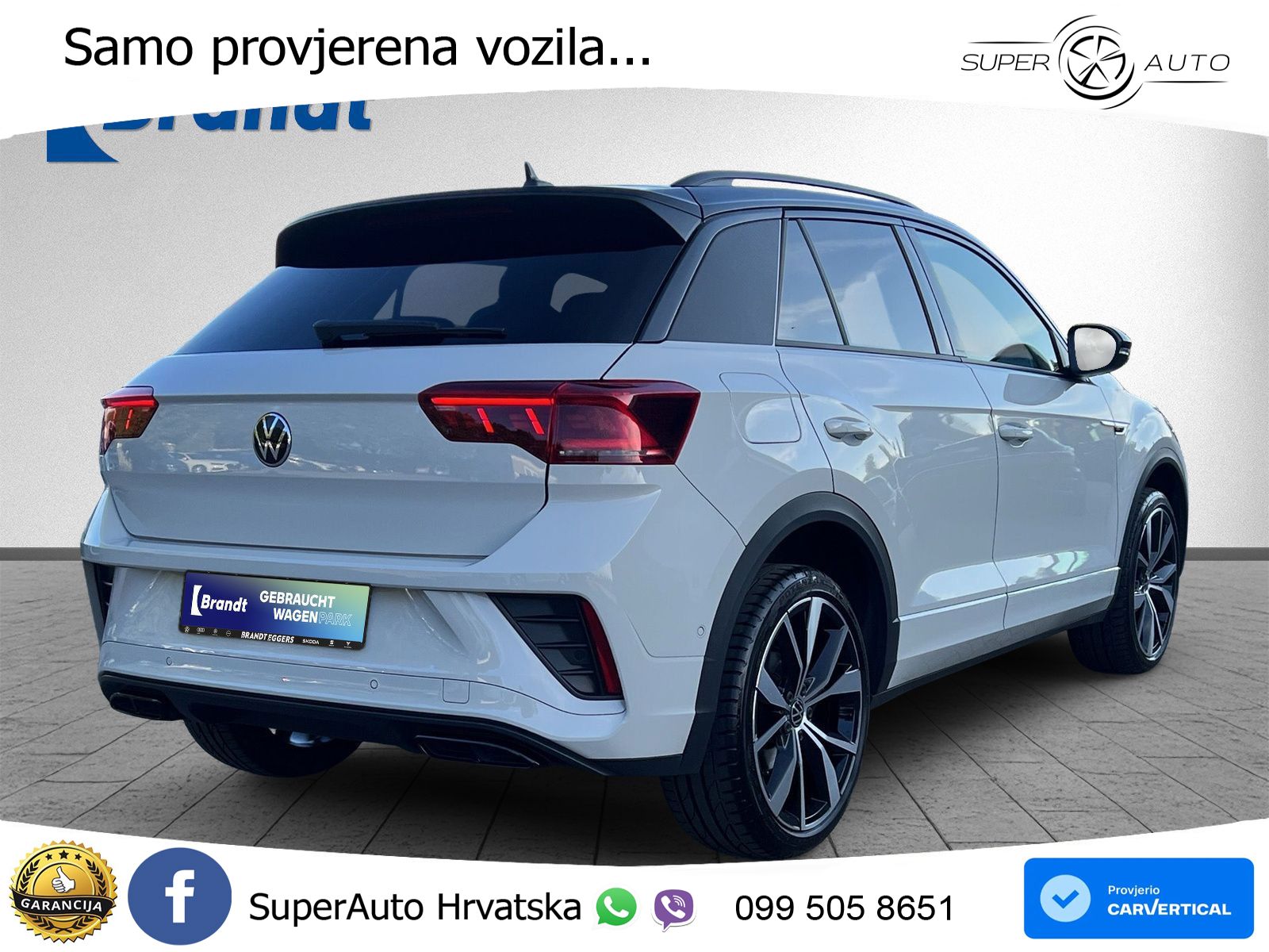 Volkswagen T-Roc 2.0 TSI (190 KS) 4M DSG R-Line LED+GR SJED+ACC