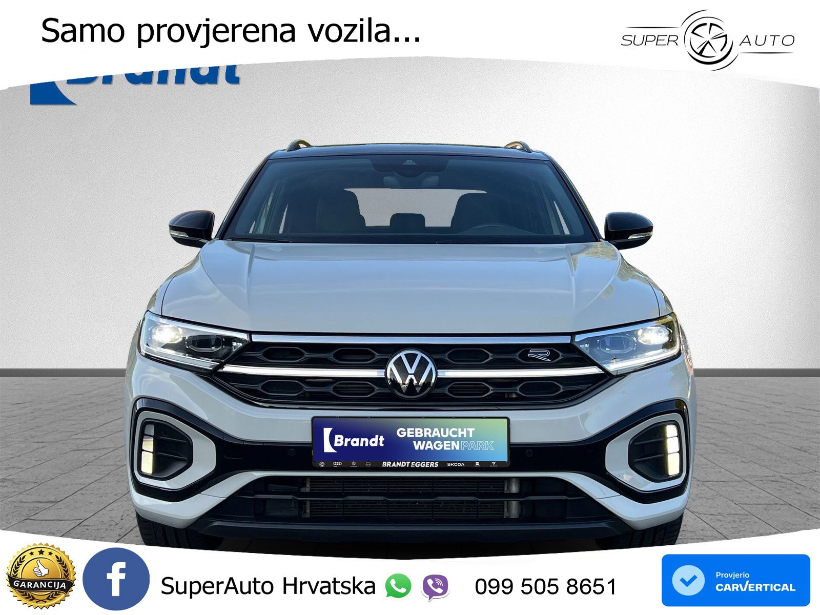 Volkswagen T-Roc 2.0 TSI (190 KS) 4M DSG R-Line LED+GR SJED+ACC