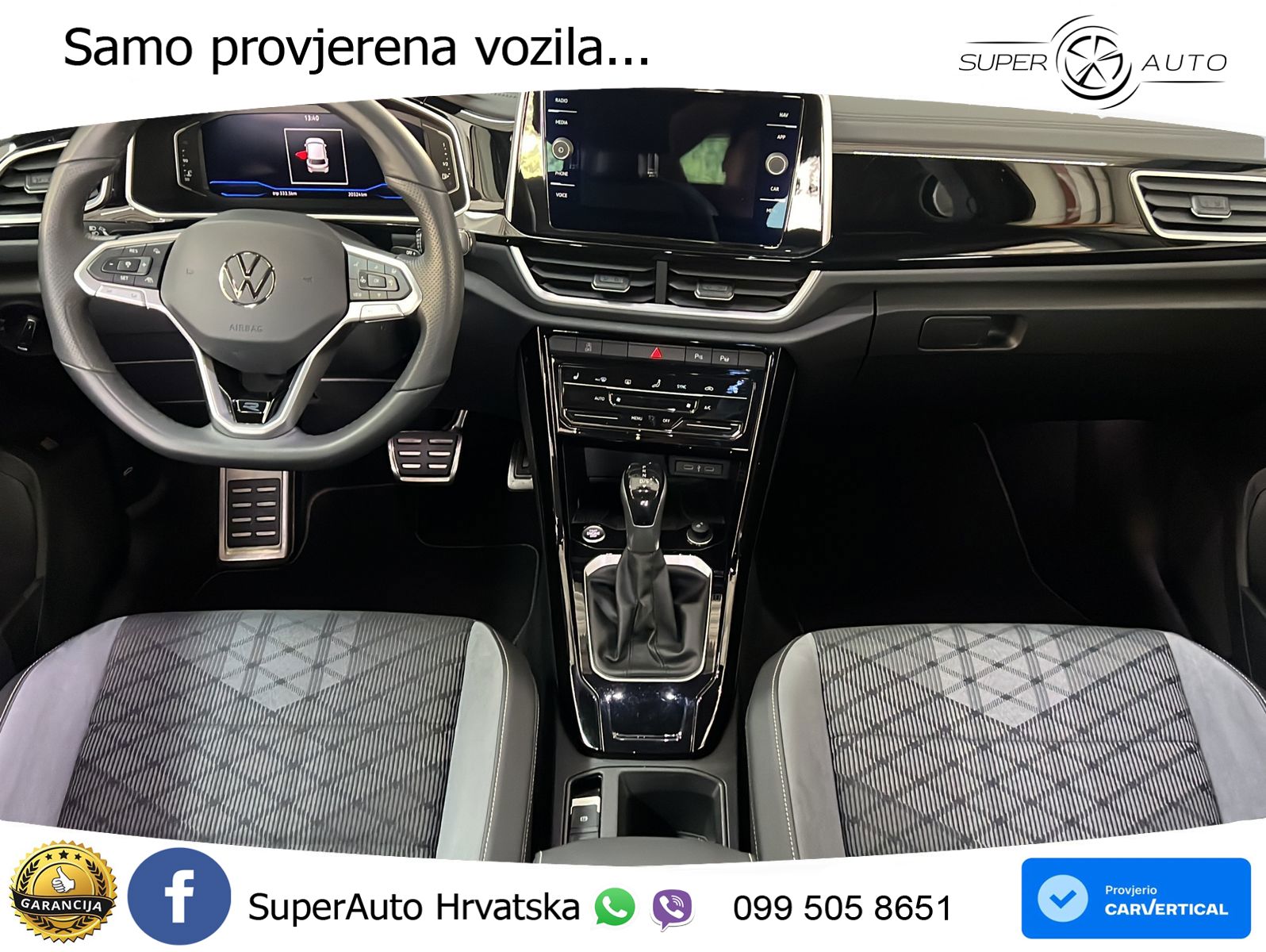 Volkswagen T-Roc 1.5 TSI (150 KS) DSG R-Line LED+GR SJED+ACC