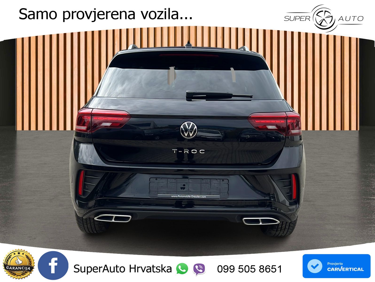 Volkswagen T-Roc 1.5 TSI (150 KS) DSG R-Line LED+GR SJED+ACC