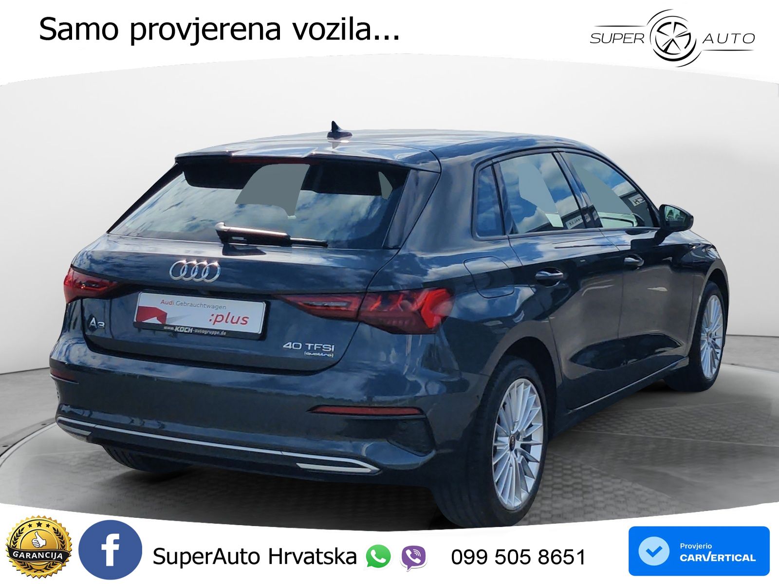 Audi A3 40 TFSI (190 KS) quattro S tronic advanced