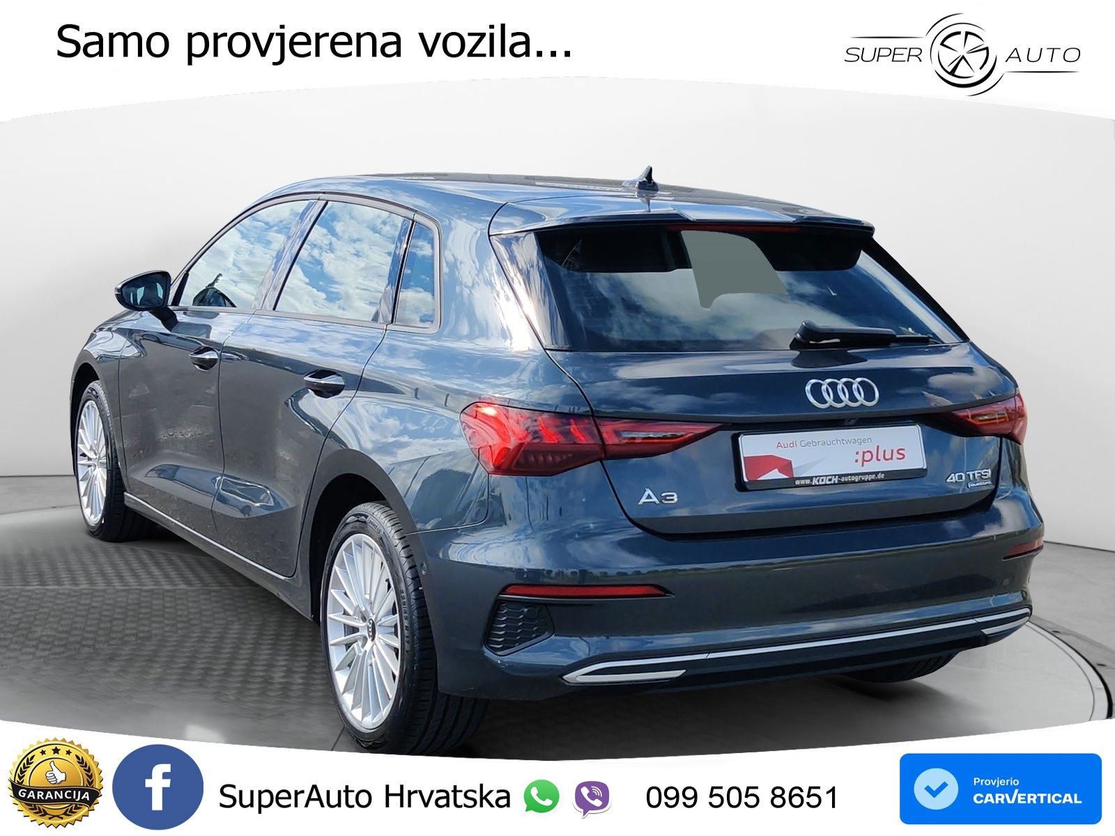 Audi A3 40 TFSI (190 KS) quattro S tronic advanced