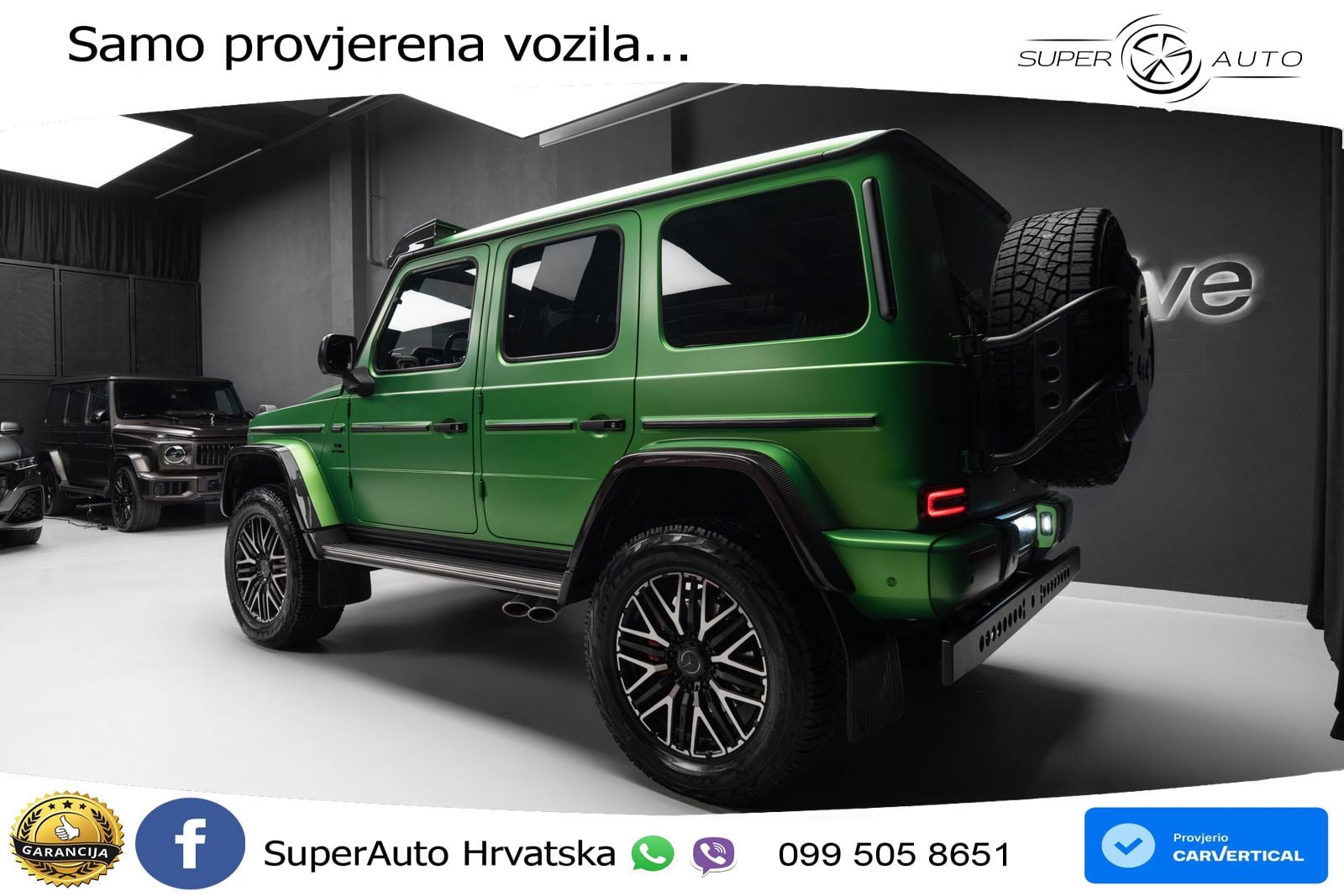 Mercedes AMG G 63 Long V8 (585 KS) 4MATIC 9G-TRONIC AMG SPEEDSHIFT TCT LED+GR SJED+ACC