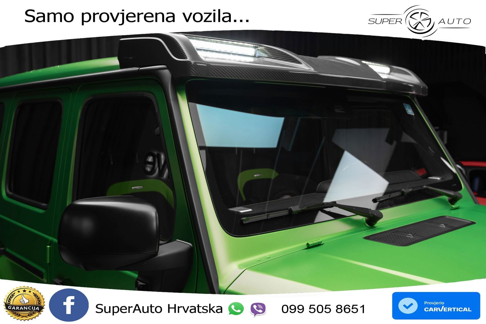 Mercedes AMG G 63 Long V8 (585 KS) 4MATIC 9G-TRONIC AMG SPEEDSHIFT TCT LED+GR SJED+ACC