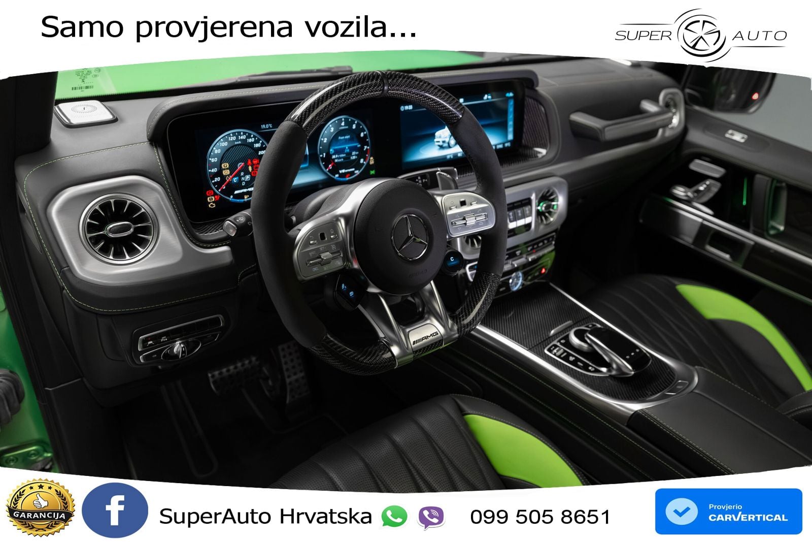 Mercedes AMG G 63 Long V8 (585 KS) 4MATIC 9G-TRONIC AMG SPEEDSHIFT TCT LED+GR SJED+ACC