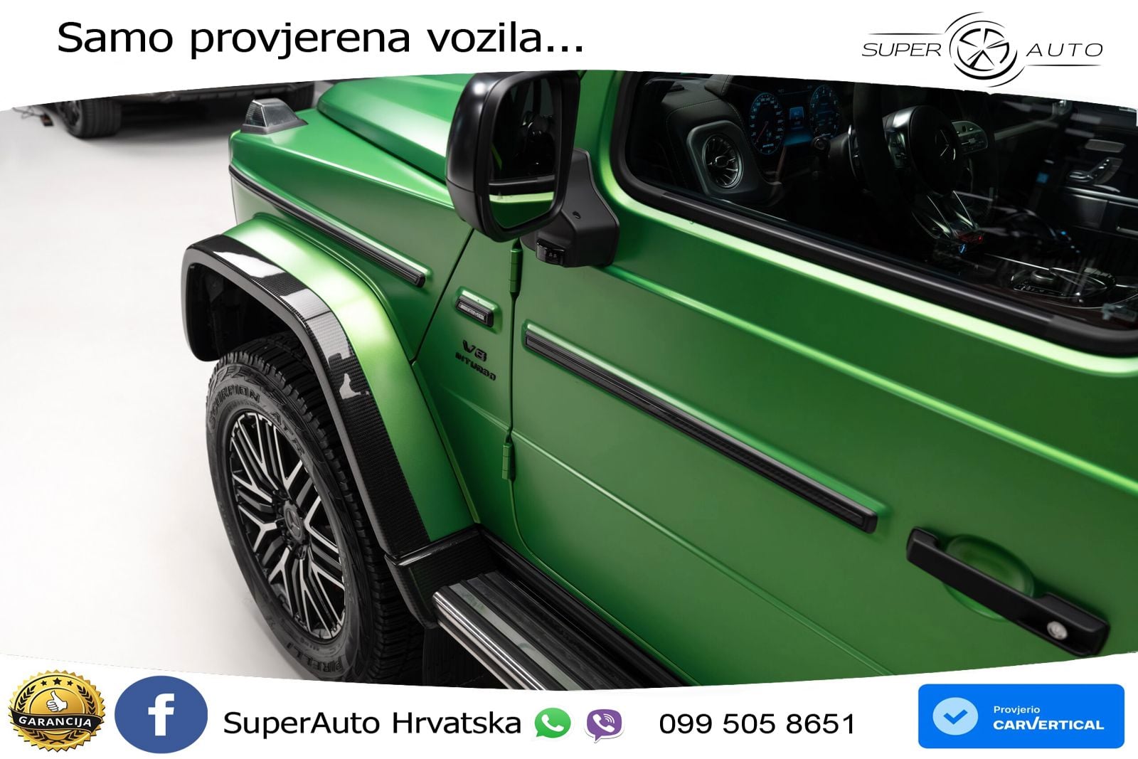 Mercedes AMG G 63 Long V8 (585 KS) 4MATIC 9G-TRONIC AMG SPEEDSHIFT TCT LED+GR SJED+ACC
