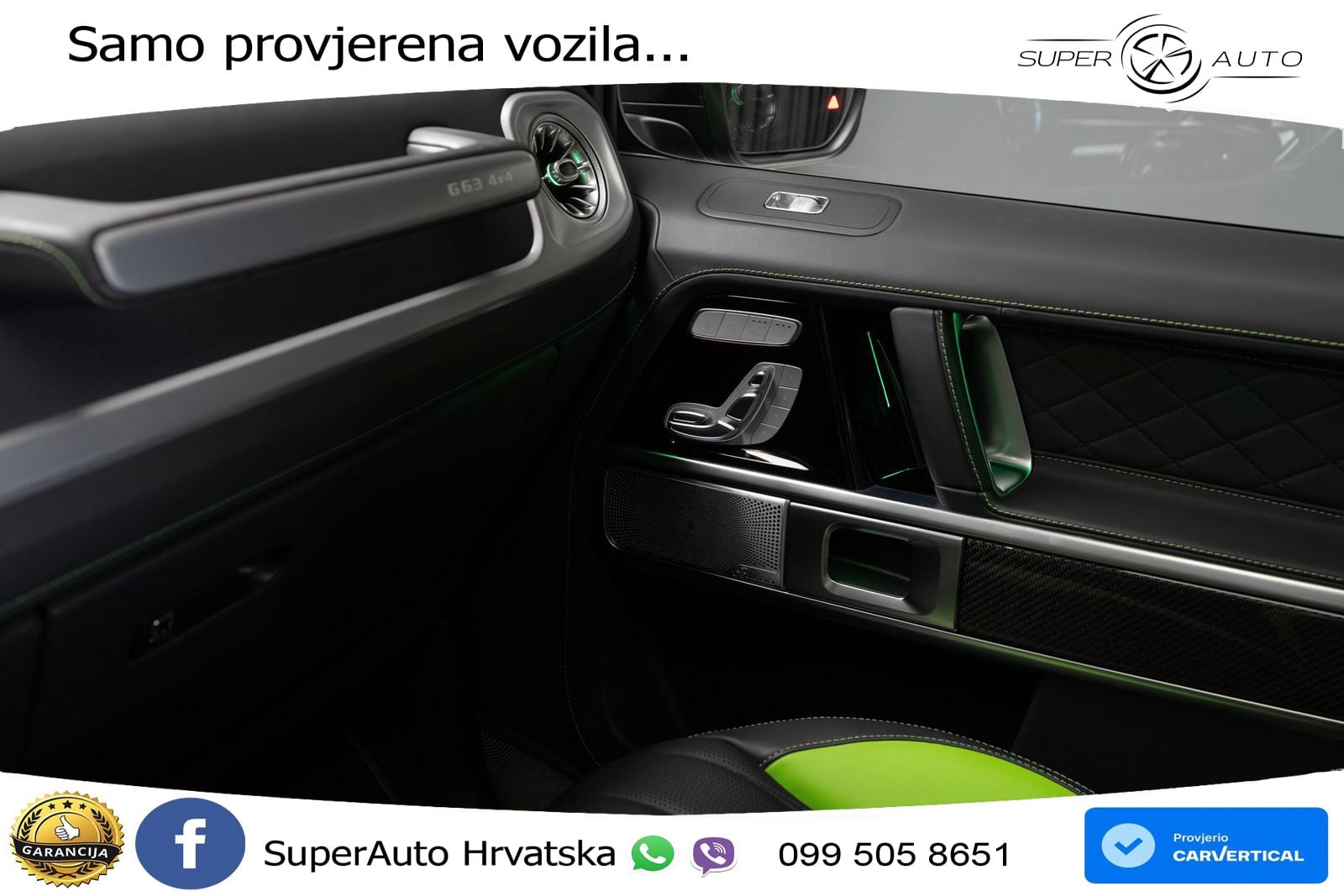Mercedes AMG G 63 Long V8 (585 KS) 4MATIC 9G-TRONIC AMG SPEEDSHIFT TCT LED+GR SJED+ACC