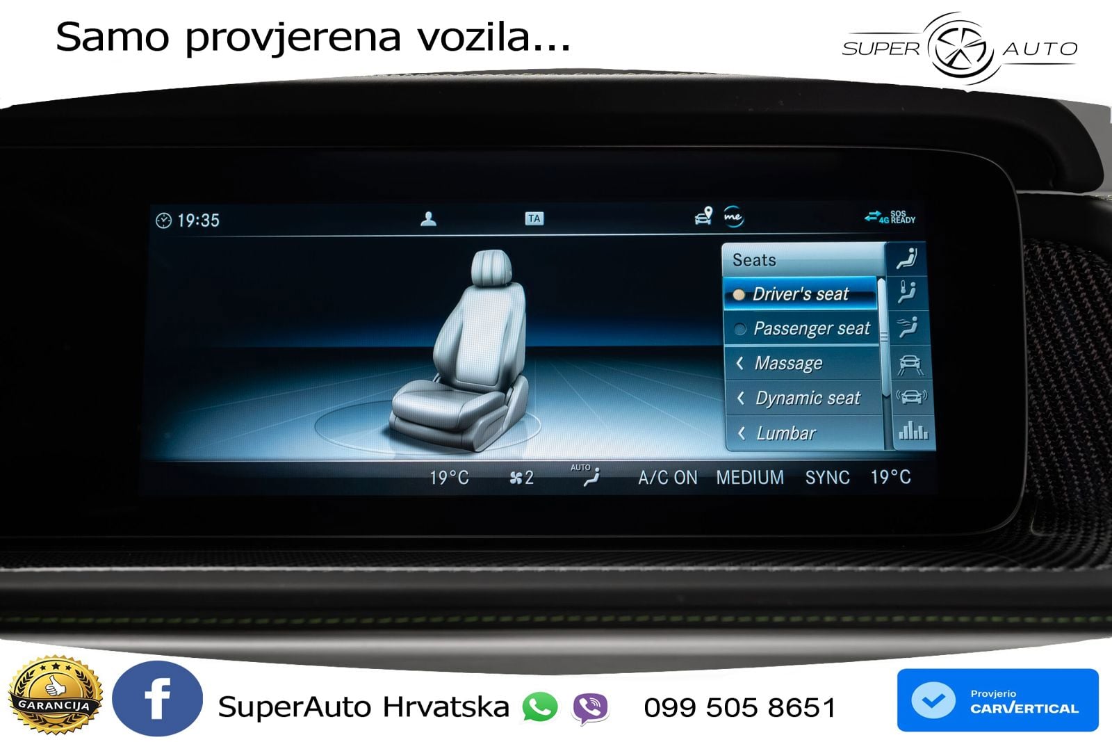 Mercedes AMG G 63 Long V8 (585 KS) 4MATIC 9G-TRONIC AMG SPEEDSHIFT TCT LED+GR SJED+ACC