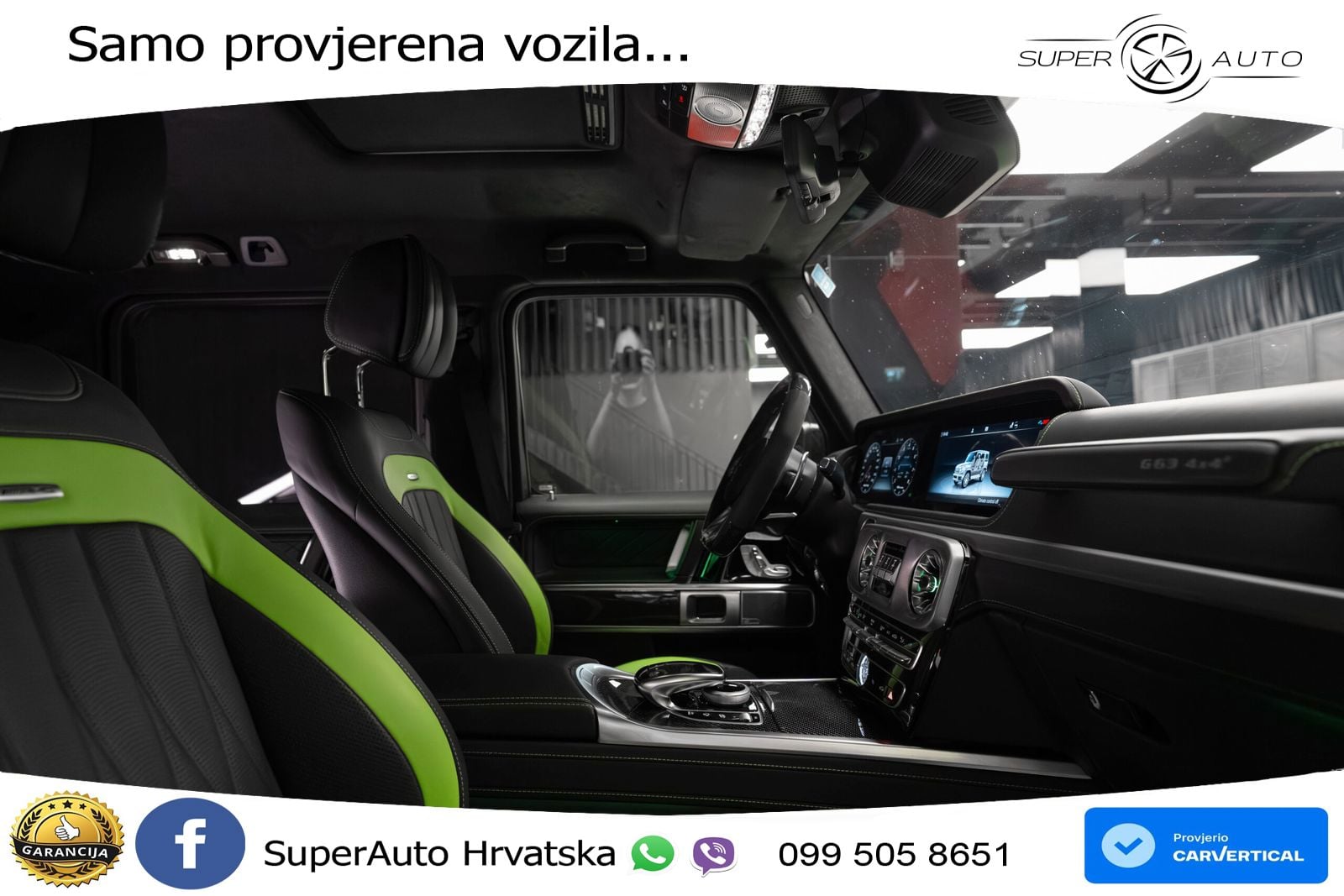 Mercedes AMG G 63 Long V8 (585 KS) 4MATIC 9G-TRONIC AMG SPEEDSHIFT TCT LED+GR SJED+ACC