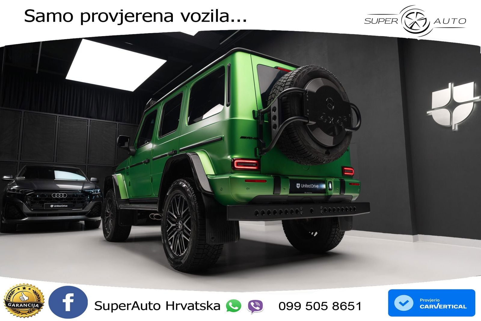 Mercedes AMG G 63 Long V8 (585 KS) 4MATIC 9G-TRONIC AMG SPEEDSHIFT TCT LED+GR SJED+ACC
