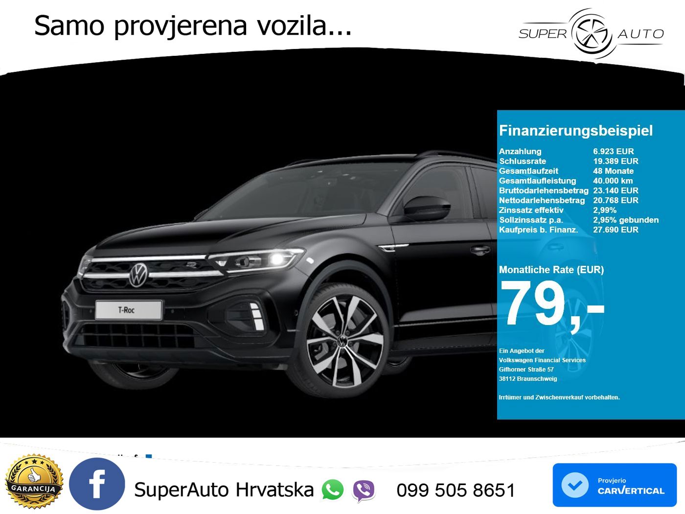 Volkswagen T-Roc I 2.0 TSI (190 KS) 4M DSG LED+GR SJED+ACC
