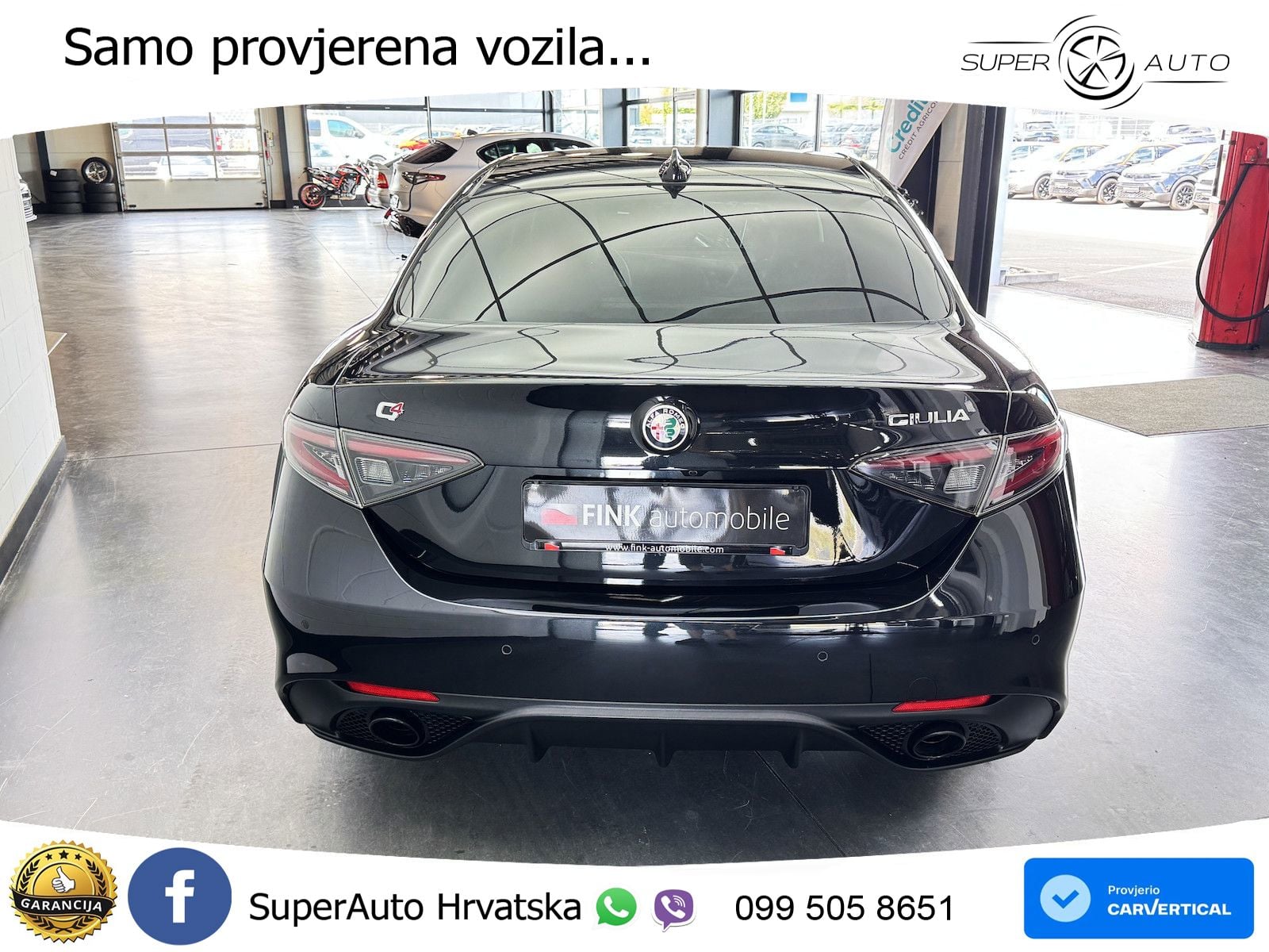 Alfa Romeo Giulia 2.0 Turbo (280 KS) Q4 Automatic LED+GR SJED+ACC