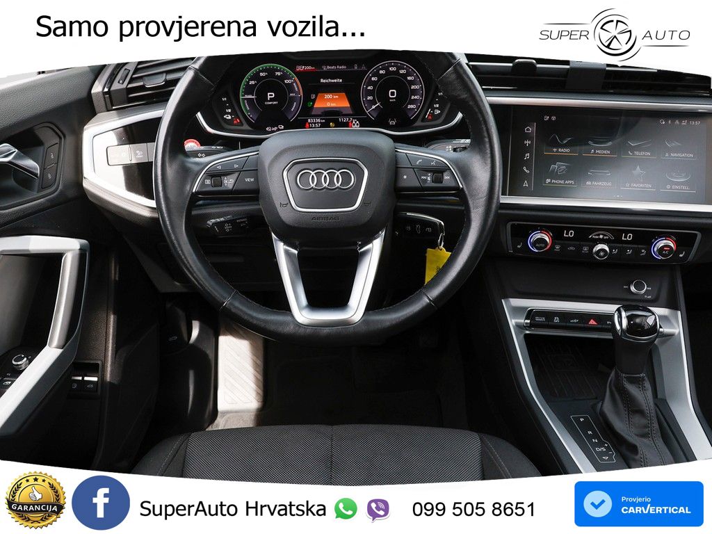 Audi Q3 45 TFSIe (245 KS) S tronic LED+GR SJED+ACC