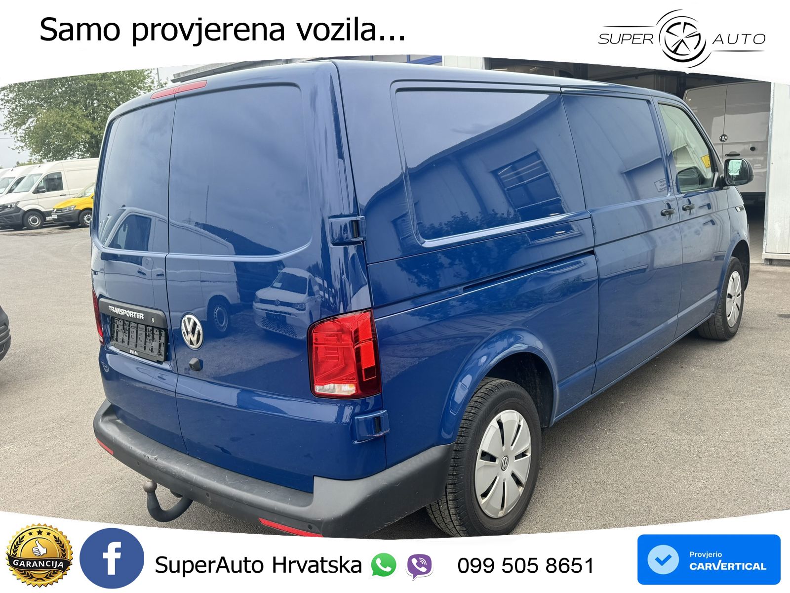 Volkswagen T6 Transporter 6.1 Kasten TDI LR AHK*LED*Kamera 150 KS