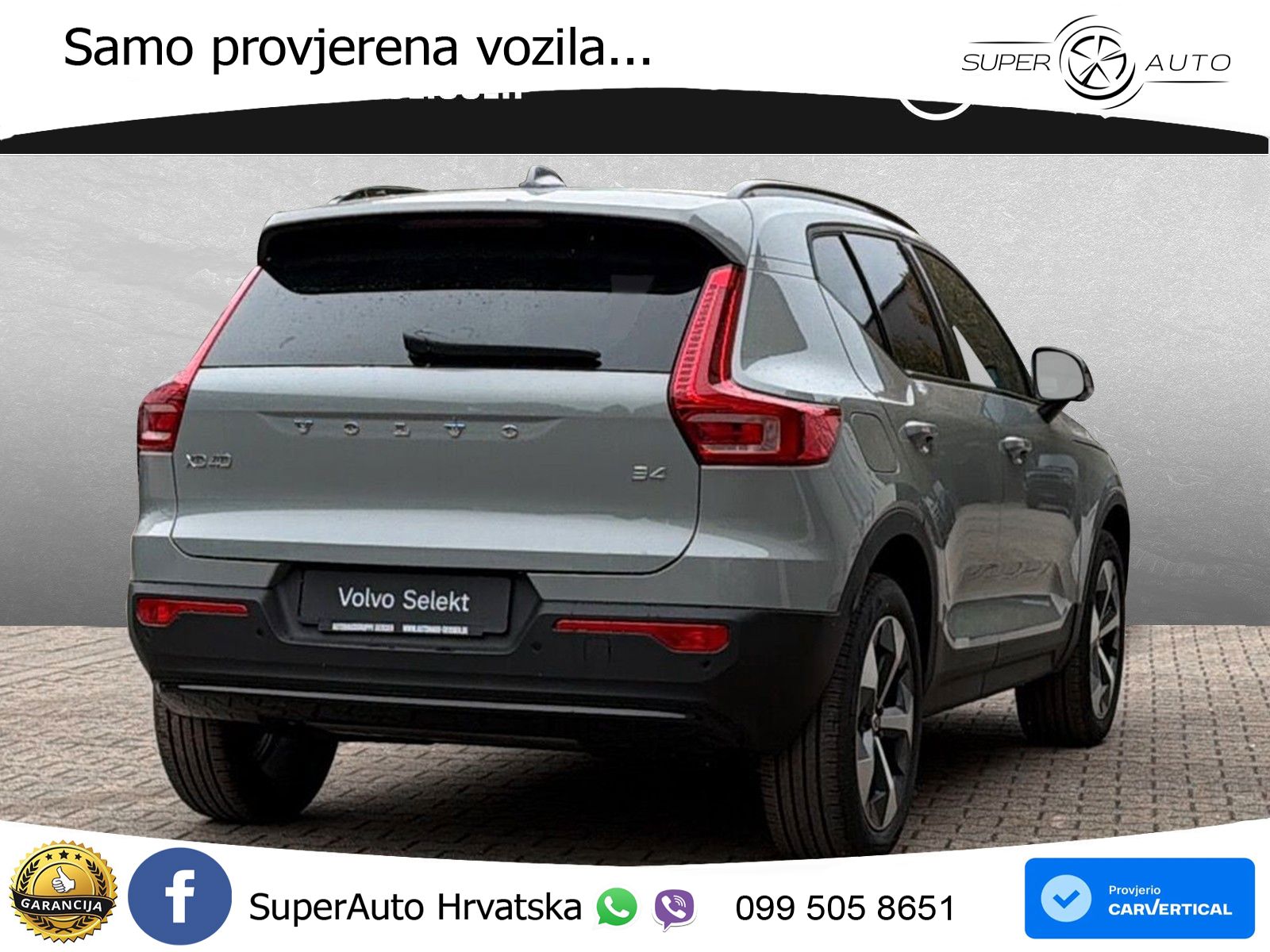 Volvo XC40 2.0 B4 197 KS Automatic LED+GR SJED+ACC