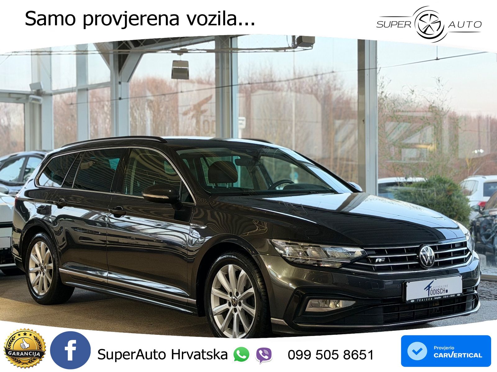 Volkswagen Passat Variant 2.0 TDI (150 KS) DSG R-Line LED+GR SJED+ACC