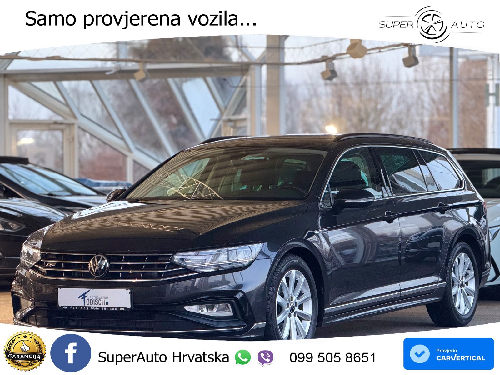 Volkswagen Passat Variant 2.0 TDI (150 KS) DSG R-Line LED+GR SJED+ACC