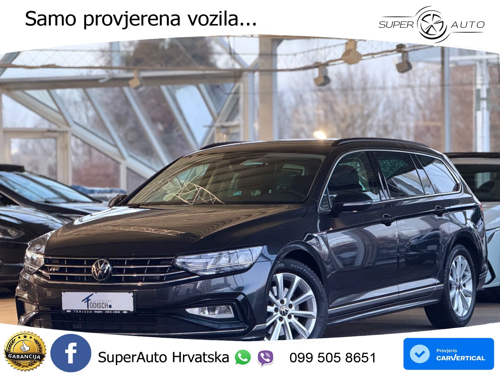 Volkswagen Passat Variant 2.0 TDI (150 KS) DSG R-Line LED+GR SJED+ACC